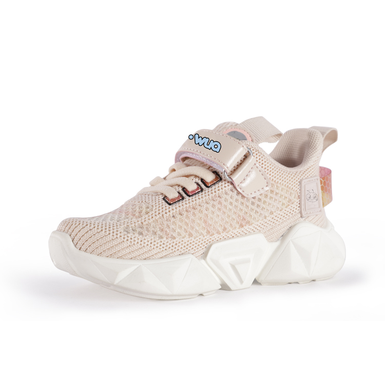 Childrens Casual Sport Shoes Factories – Fujian Footwear Factory Children Sport Breathable Soft Zapatos Trainers Girls Sneakers Kids – Jianer detail pictures