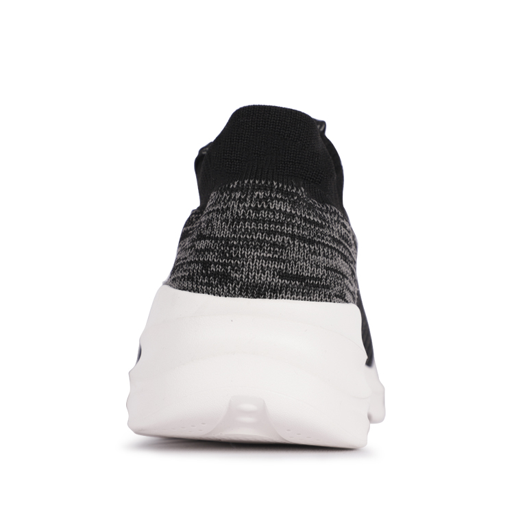 Men Sneakers Casual Shoes Supplier – Custom Brand Outdoor Walking Daily Simple Stylish Flat Sneaker Women Mens Casual Shoes Black – Jianer detail pictures