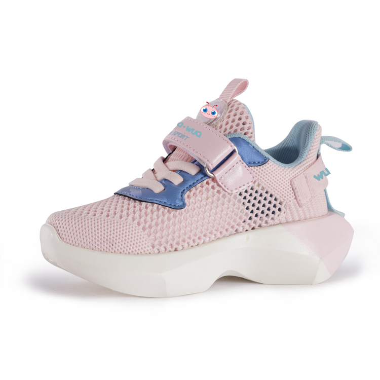 Wholesale OEM Fashion Sneakers Suppliers – Fujian OEM ODM Custom Brand Low Cost High Quality Boy Girls Mesh Zapatos Kids Platform Sneakers – Jianer detail pictures