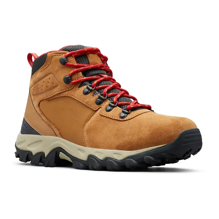Custom Logo Design Adults Leather Hard-Wearing Climbing Hiking Shoes Men Boots Outdoor