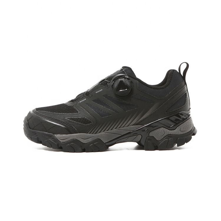 Wholesale Custom LOGO Low Cut Fashion Rotating Button Safety Sneaker Men's Outdoor Trail Hiking Shoes