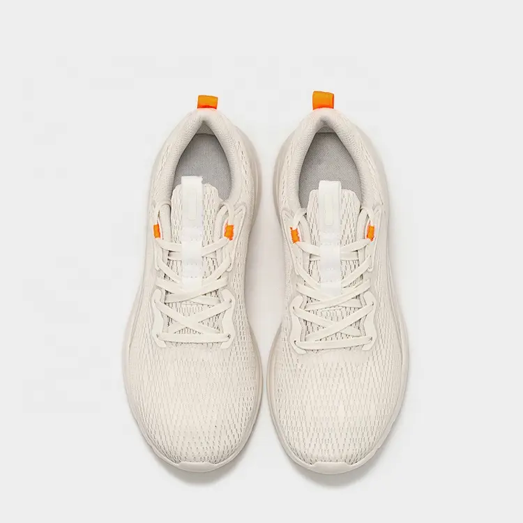 China Custom Brand Lace-up Knit  Breathable Lightweight Comfortable Running Shoes Men